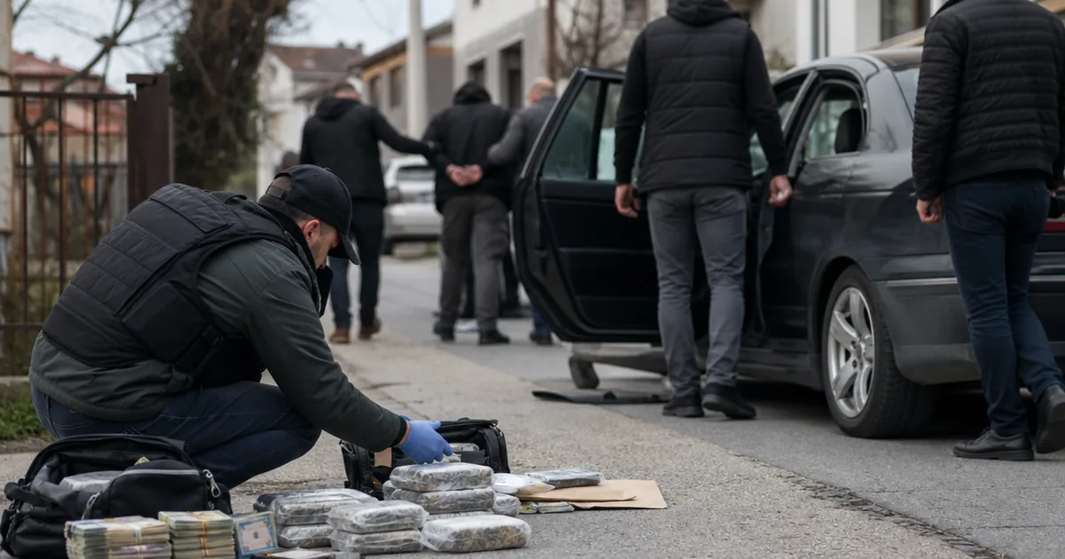 Doğu Saraybosna'da Uyuşturucu Operasyonu: Kilogramlarca Eroin Ele Geçirildi
