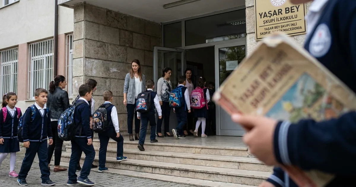 Üsküp'teki okulda Türkçe derslerine yeni yöntem geldi