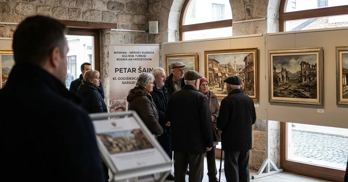 Petar Sain: Bosna Hersek resim sanatinin oncu ismi aniliyor