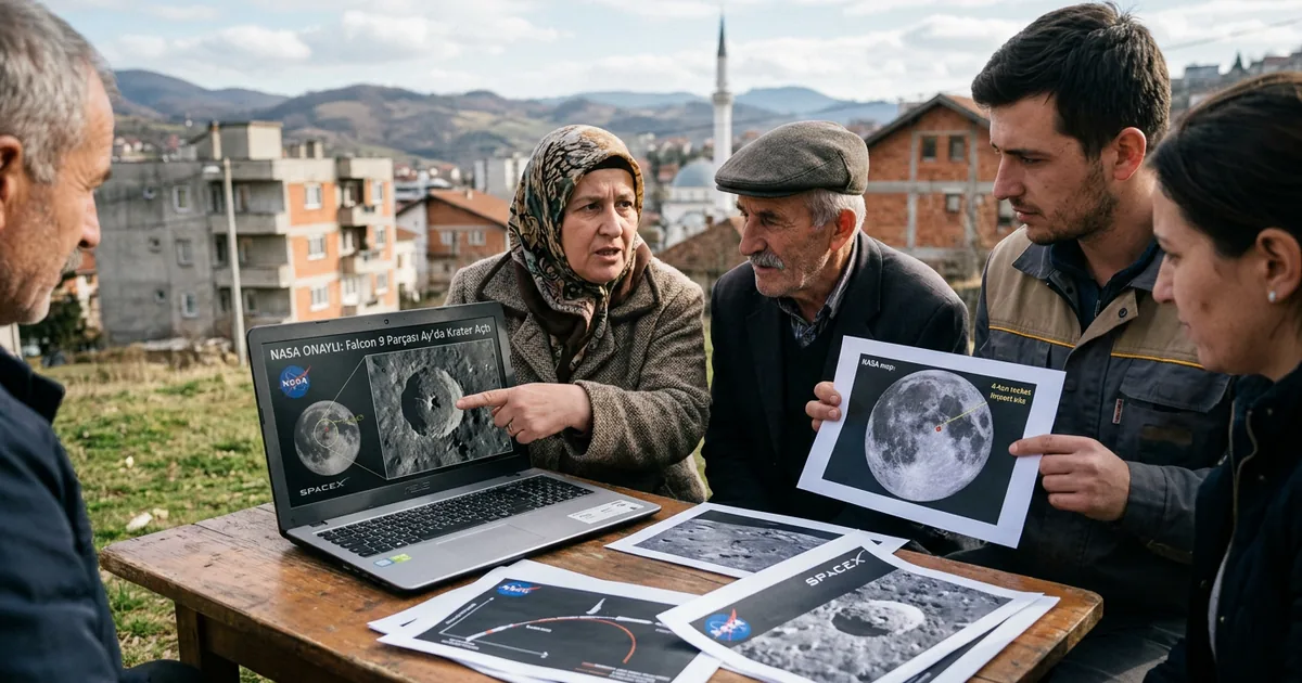 NASA onayladı: 4 tonluk roket parçası Ay'da krater açtı - Bosna Haber
