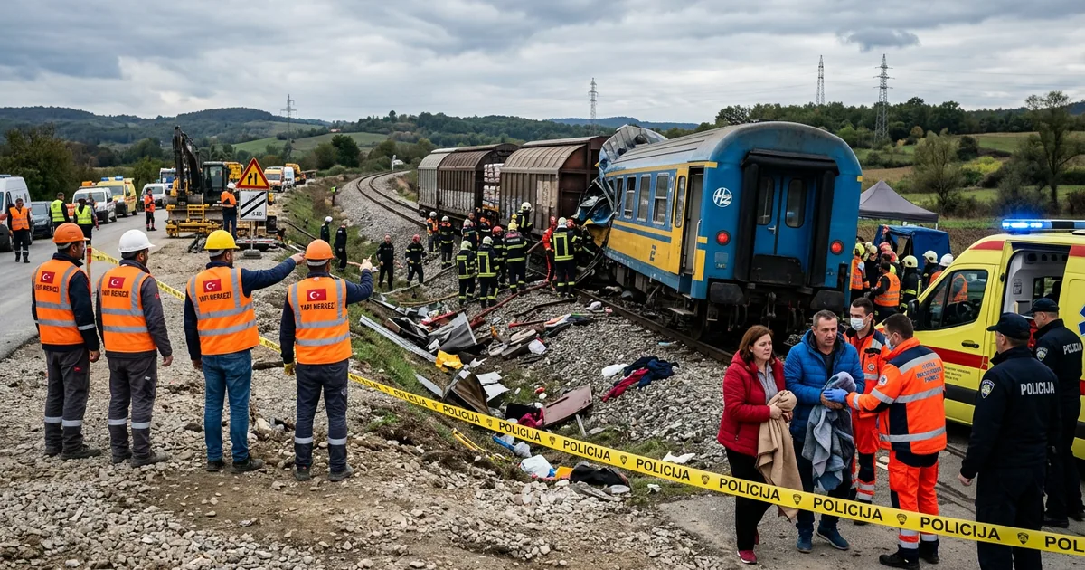 Križevac bölgesinde tren kazası: Yaralı sayısı 25 oldu