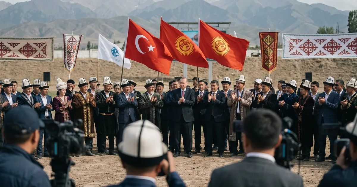 Erdoğan Bişkek'te Dünya Göçebe Oyunları açılışına katıldı