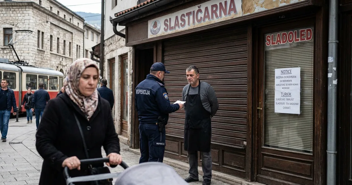 Saraybosna'da 6 Sladoled Üreticisine Üretim Yasağı