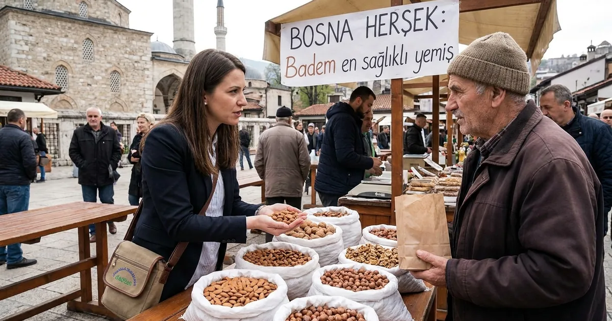 Bosna Hersek'te de populer: Badem neden en saglikli yemis?