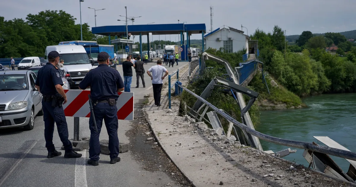 BIHAMK Uyardı: Gradişka Sınır Kapısı'nda Köprü Çökmesi!