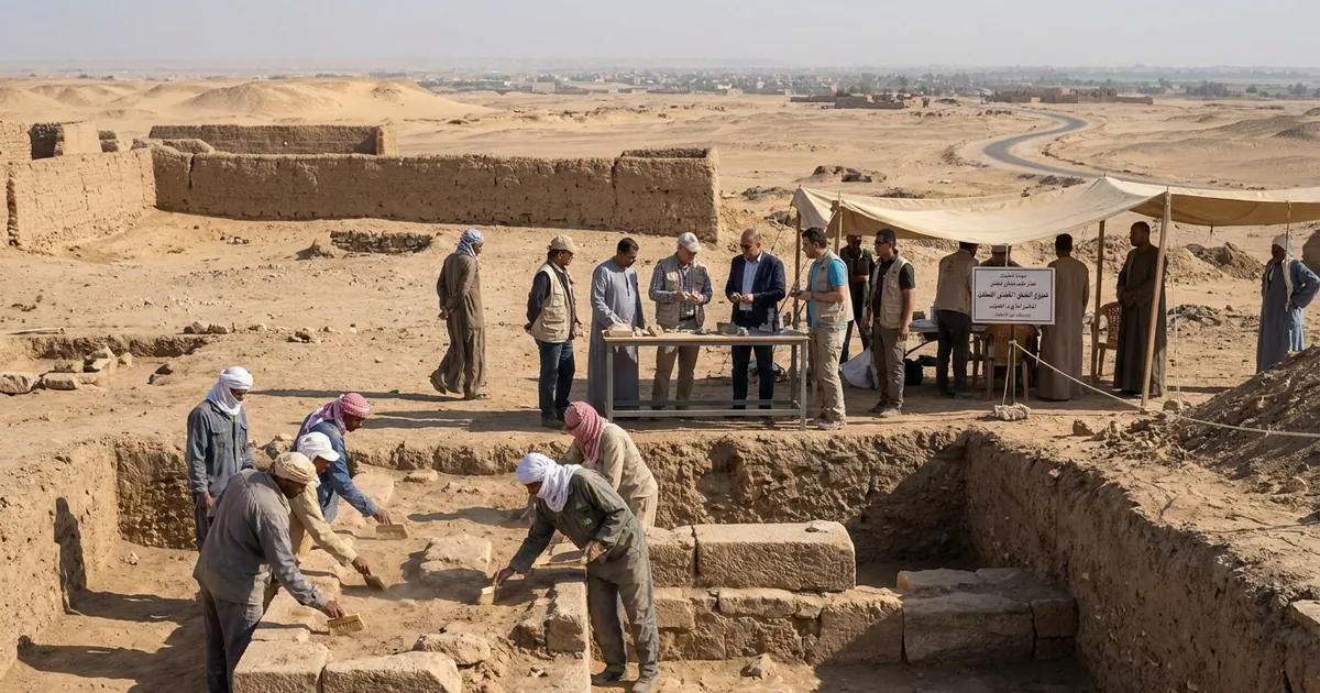 Mısır'dan Bizans Dönemi Yerleşimi ve 18 Antik Mezar Keşfi