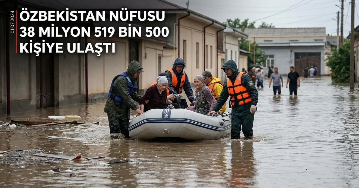 Özbekistan nüfusu 38 milyon 519 bin 500 kişiye ulaştı
