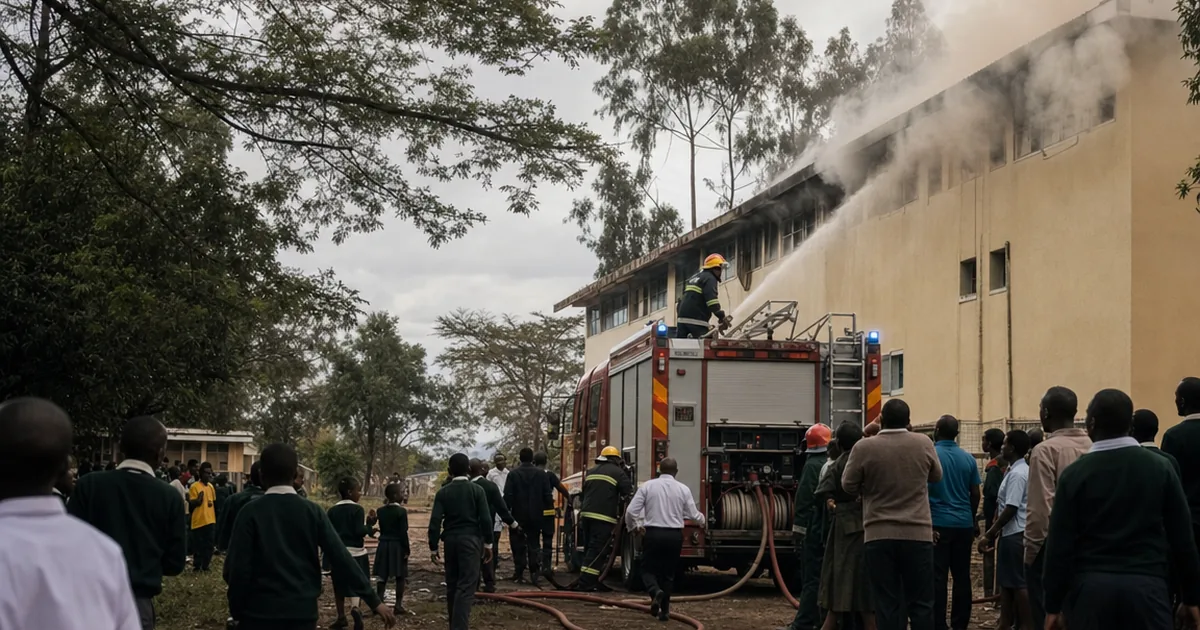 Nakuru'da Okul Yangını: Acı Kayıp, 10 Öğrenci Vefat Etti