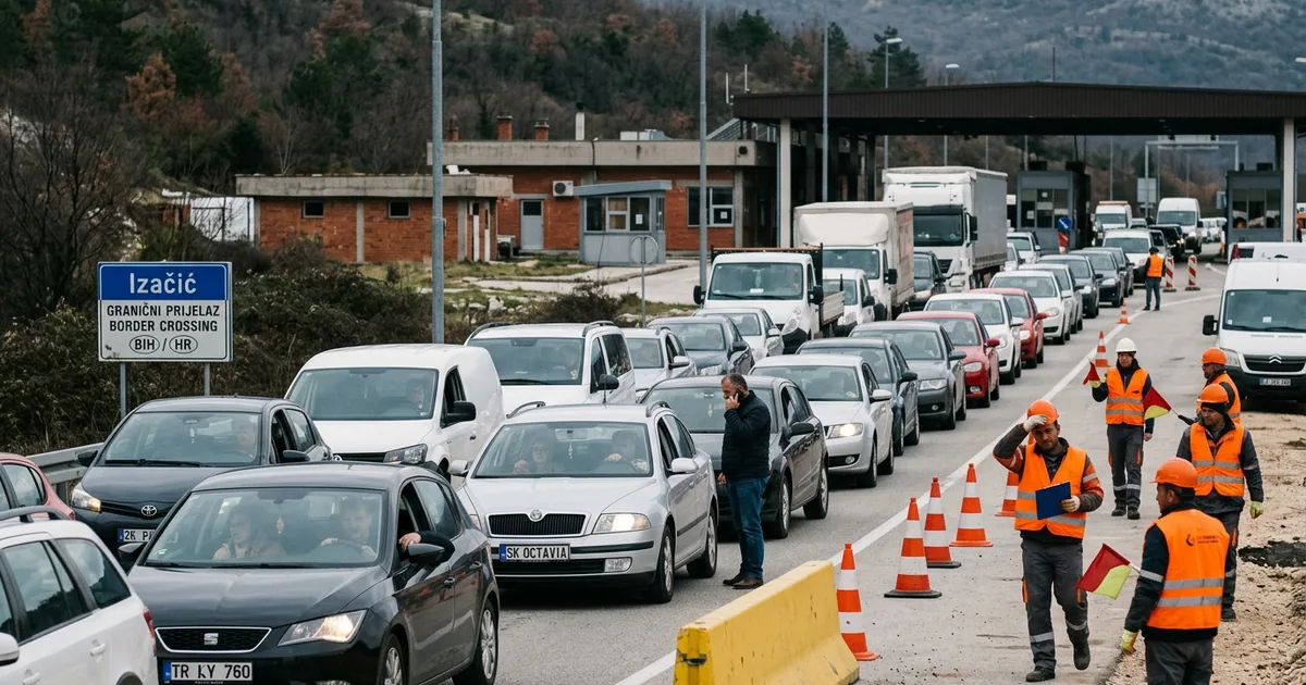 BIHAMK uyardı: Sınır kapılarında araç kuyrukları oluştu - Bosna Haber