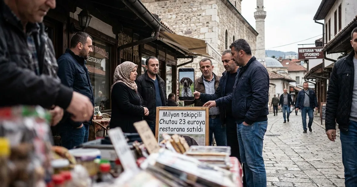 Milyon takipçili Chutou 23 euroya restorana satıldı