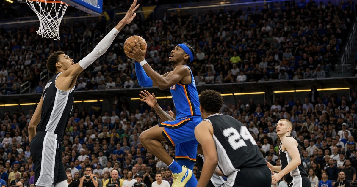 NBA'de Oklahoma City Thunder, San Antonio Spurs'u devirdi