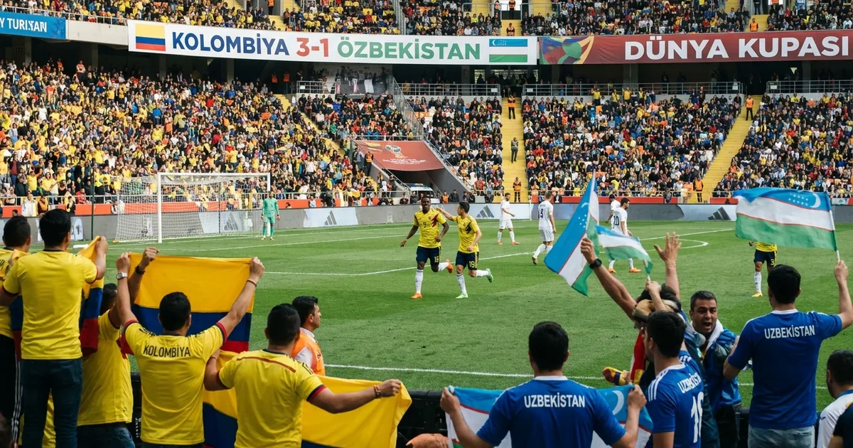 Dünya Kupası'nda Kolombiya rüzgarı: İlk maçta 3 gol