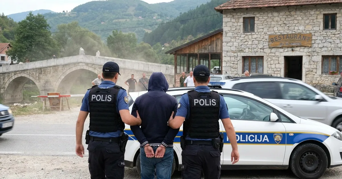 Konjic'te restorana silahlı soygun düzenleyen kişi yakalandı