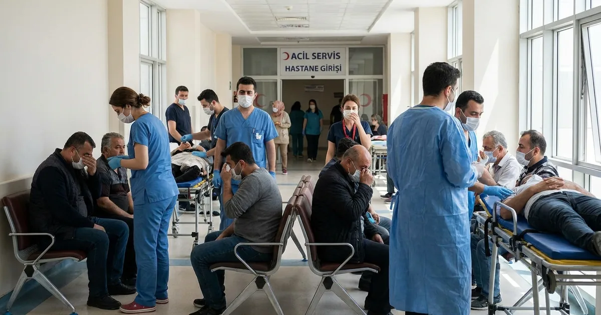 Postanede ayı spreyi alarmı: 5 kişi hastaneye kaldırıldı