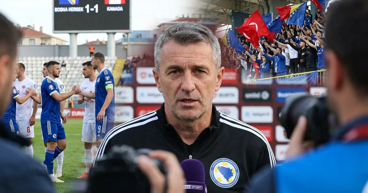 Bosna Hersek-Kanada berabere: Prosinečki’den övgü dolu sözler