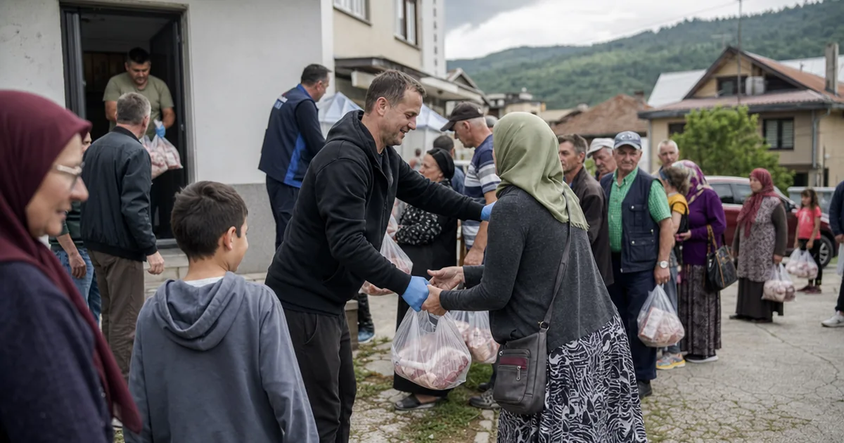 Bosanska Krupa'da "Merhamet" Kurban Bayramı'nda ihtiyaç