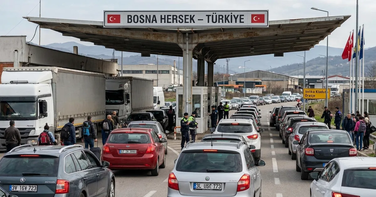 Sınır kapılarında trafik artışı: 5 noktada yoğunluk var - Bosna Haber