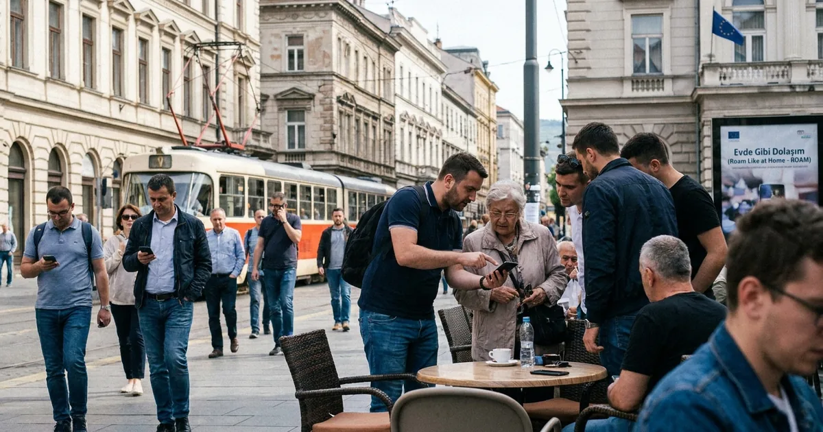 Bosna Hersek Vatandaşlarına AB'de Ek Ücretsiz Roaming Müjdesi