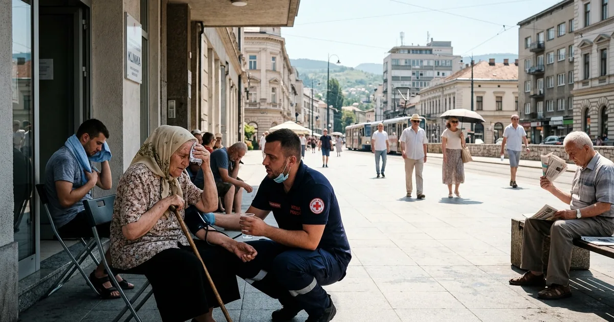 Aşırı sıcaklar Bosna Hersek’te sağlık alarmı veriyor