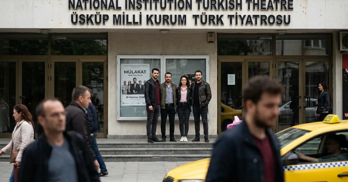 Üsküp Türk Tiyatrosu’nda “Mülakat” prömiyeri 19 Haziran’da
