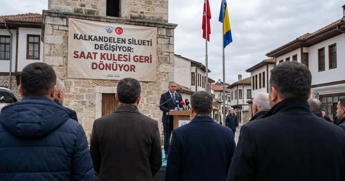 Kalkandelen silueti değişiyor: Saat Kulesi geri dönüyor