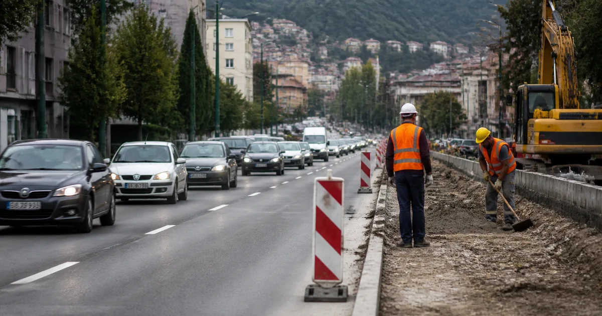 Bosna Hersek'te sabah saatlerinde trafik akışı normal seyrediyor