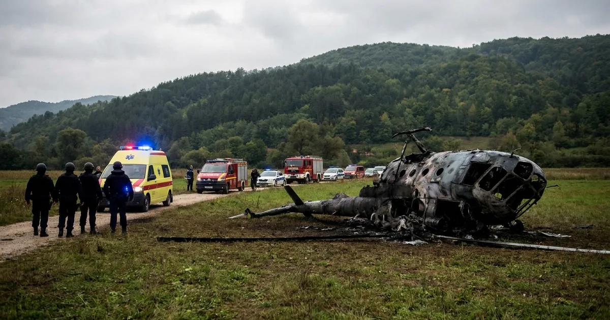 Brčko'daki helikopter kazası: 4 ölü ve 11 yaralı var - Bosna Haber