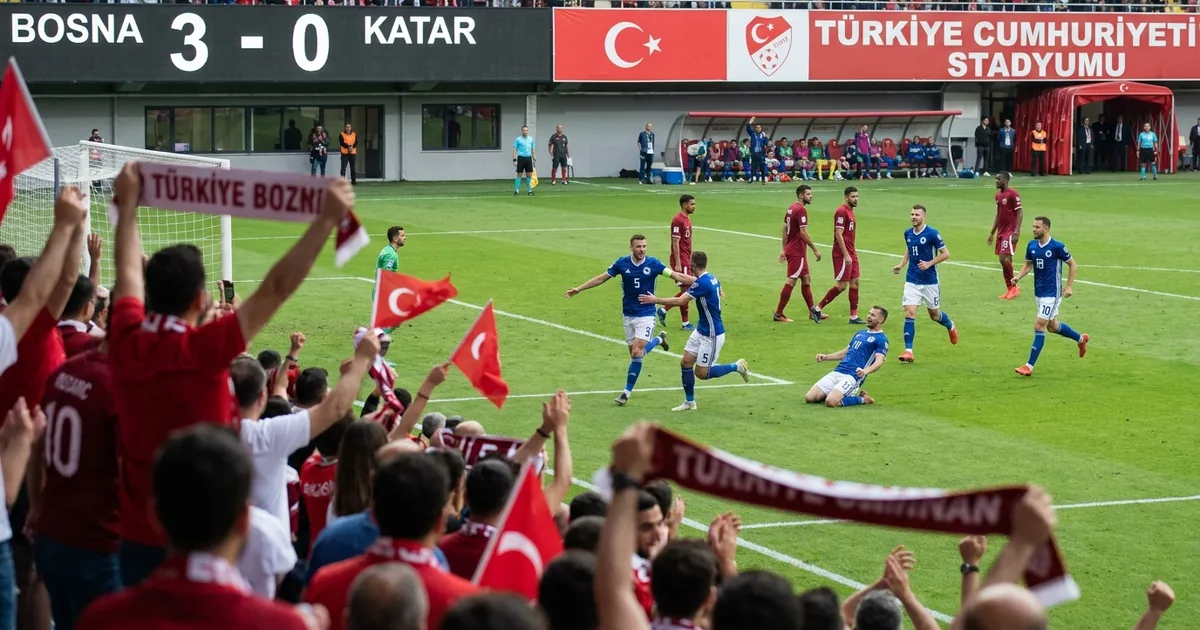 Bosna Hersek Milli Takımı’ndan Taraftara Unutulmaz Hediye