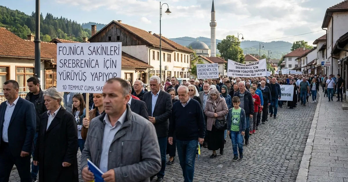Fojnica sakinleri Srebrenica için yürüyüş yapacak