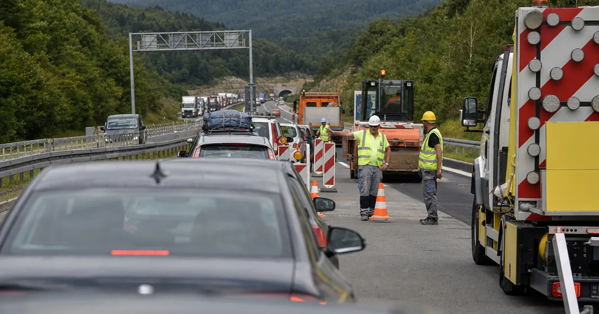 A-1 Otoyolunda Çalışma: Kakanj-Lašva Arası Trafiğe Kapatıldı