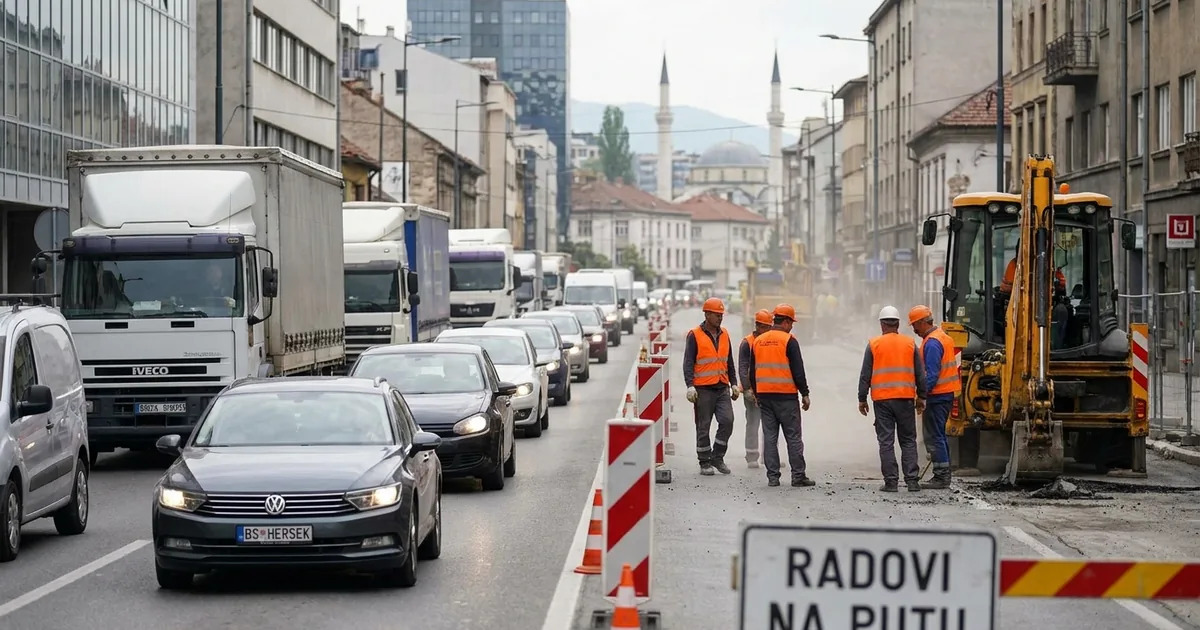 Yol çalışmalarına dikkat: Birçok noktada trafik aksıyor