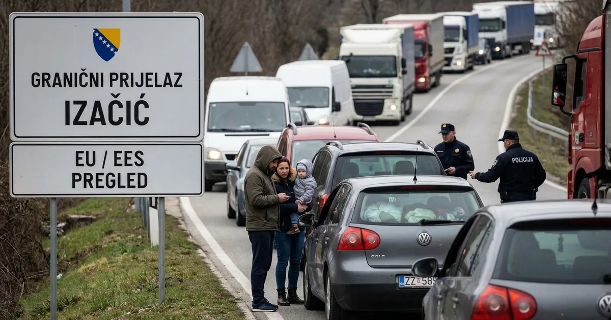 Bosna Hersek'te Şehir İçi ve Sınır Trafiği Yoğunlaşıyor