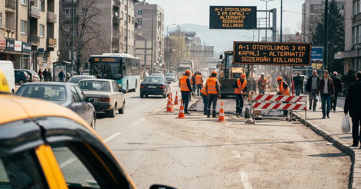 Bosna Hersek’te yol çalışmaları: A-1 otoyolunda 3 km’lik bölüm kapalı