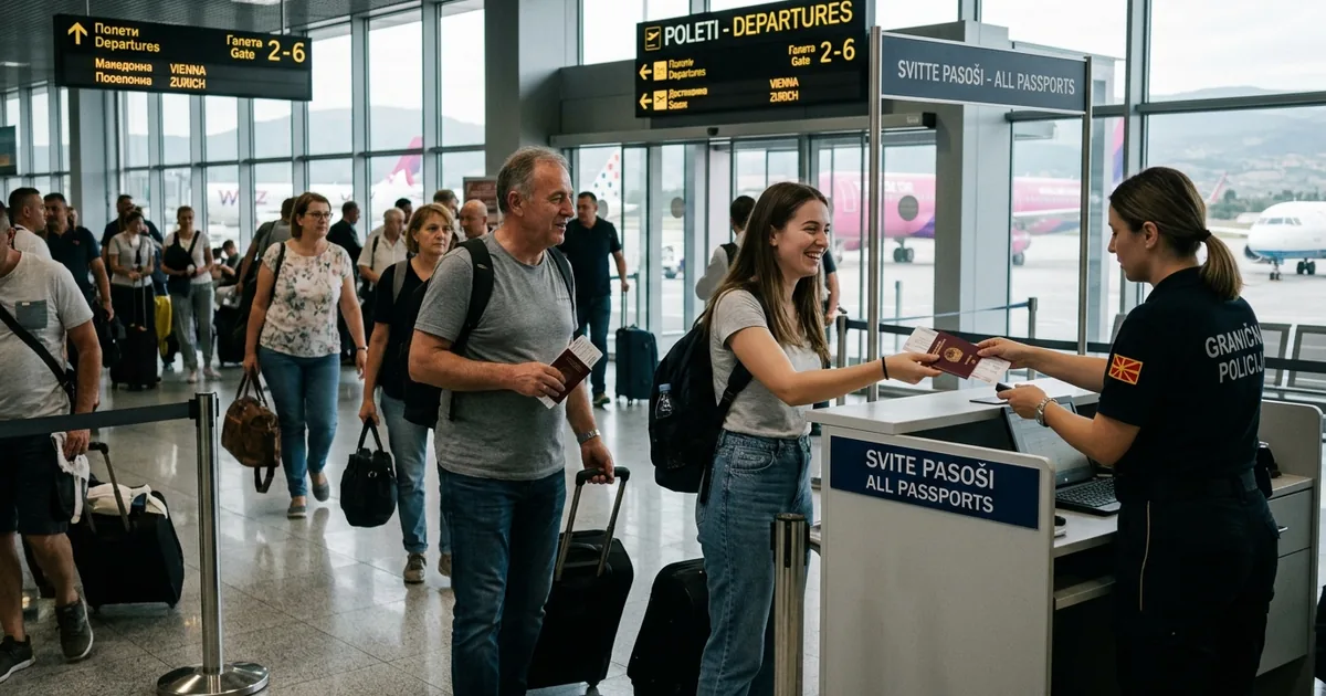 Makedonya vatandaşları 130 ülkeye vizesiz gidebiliyor