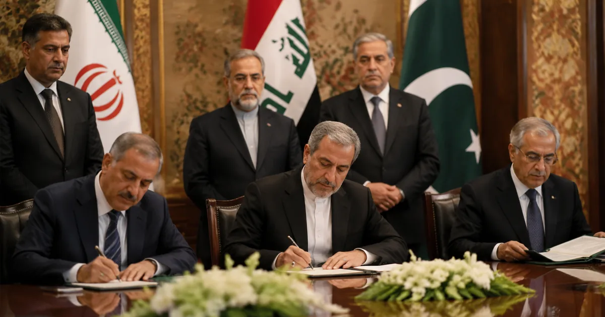 İran, Irak ve Pakistan ile Petrol Anlaşması Yaptı